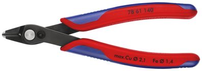 KNIPEX 78 61 140 Electronic Super Knips® XL 140 mm brüniert mit Mehrkomponenten-Hü