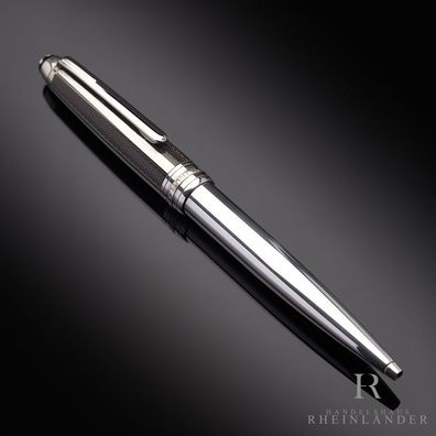 Montblanc Meisterstück Solitaire Silver Fibre Guilloche Classique Kuli ID 35998