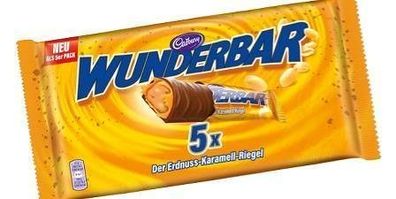 Cadbury Wunderbar Karamell - 5 Stück - Genuss aus Deutschland