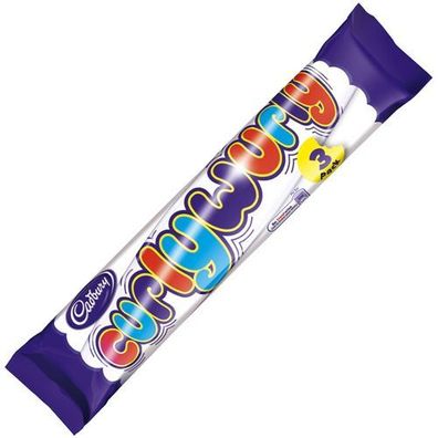 Cadbury Curlywurly Schokoladenriegel mit Karamell 3er Pack