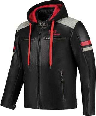 Rusty Stitches Motorrad Jacke Jari Hooded V2 68358