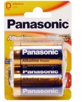 Panasonic Hochleistungs-Batterien LR20 - 2 Stück Packung