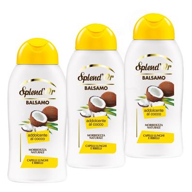 SplendOr COCOS Kokos Haarspülung Balsam Intensivpflege 3x 300ml