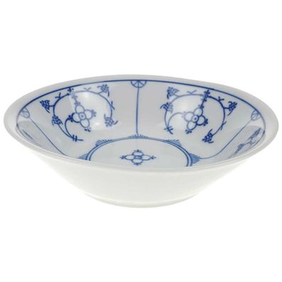 Dessertschale D 13,2 cm H 3,5 Porzellan Jaeger & Co Indisch Blau Strohblume gebraucht