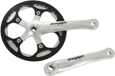 Stronglight Kettenradgarnitur "Impact R", 4-kant, Single Drive, für Rohloff Nabe,