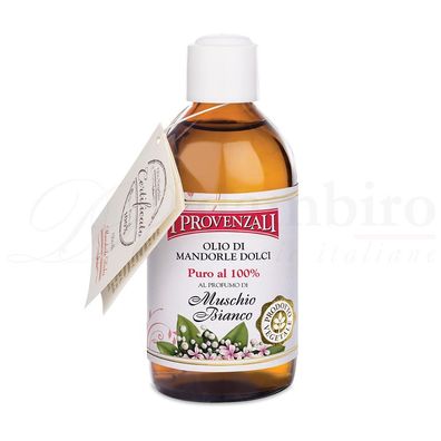 I Provenzali - 100% süßes Mandelöl mit weisser Moschus Duft 200 ml