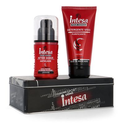 intesa pour Homme Geschenkset After Shave Antirughe & Gesichtsreiniger