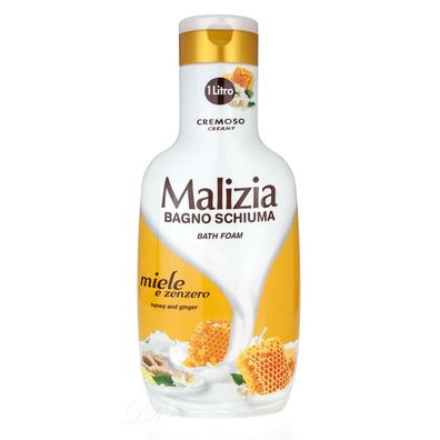 Malizia Honig und Ingwer Badeschaum 1000ml