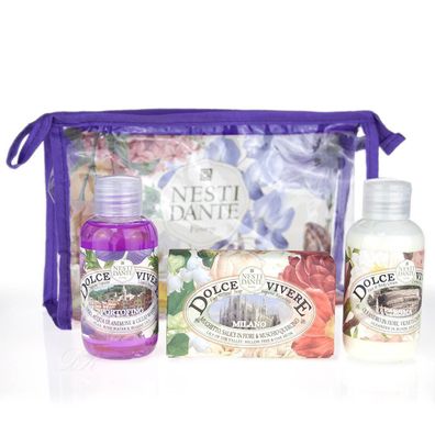 Nesti Dante Dolce Vivere Travel Kit- Geschenkset 3 Artikel