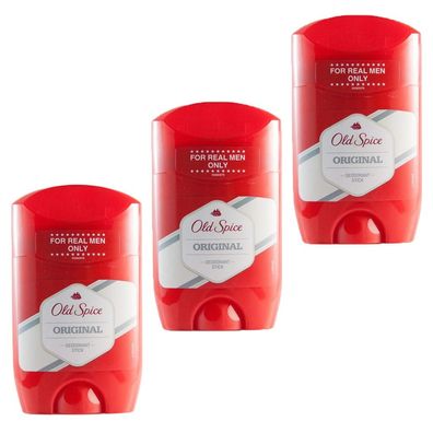 Old Spice Original deodorant stick 3x 50 ml