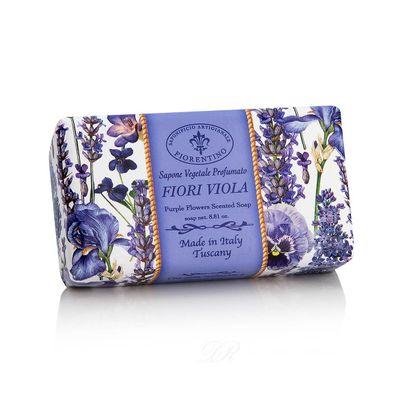 Saponificio Artigianale Fiorentino violette Blumen Seife 250 g