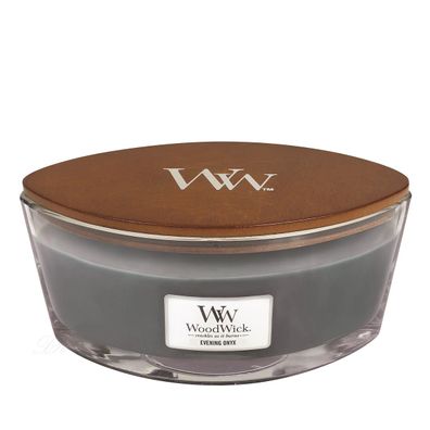 WoodWick Evening Onyx Ellipse Duftkerze 454 g