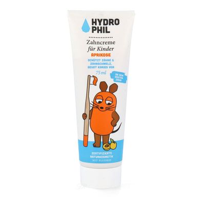 Hydrophil Zahncreme für Kinder "Die Maus" Aprikose 75 ml