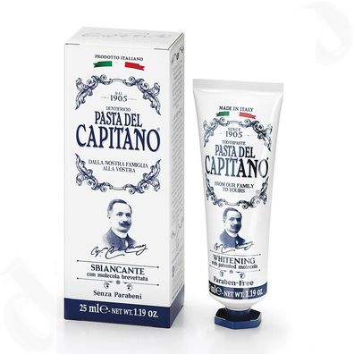 Pasta del Capitano Premium Collection Edition 1905 Rezept Whitening Zahnpasta