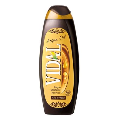 VIDAL Schaumbad mit Arganöl für eine seidig zarte Haut12x 500 ml