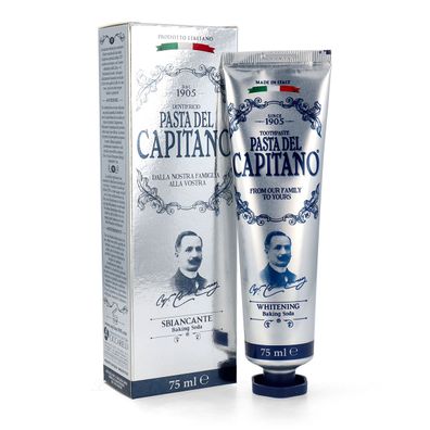 Pasta del Capitano Premium Edition Whitening Baking Soda Zahnpasta 75 ml