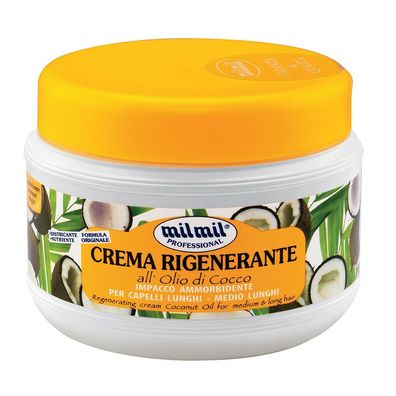 milmil Haarmaske mit Kokos-Öl (Crema Rigenerante) - 500ml