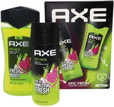 AXE Geschenk-Set Epic Fresh Bodywash 250 ml + Bodyspray 150 ml