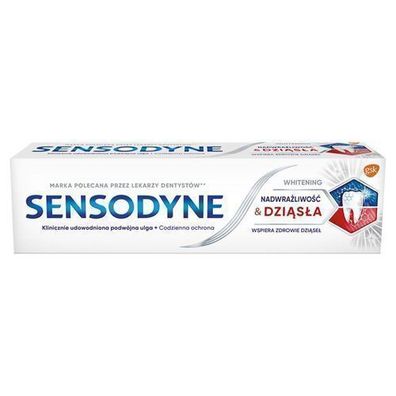 Sensodyne Zahnpasta für empfindliche Zähne & Zahnfleisch, 75ml