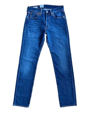 Levis Damen Unisex Jeans 501 Gerades Bein Stretch Blau Größe 28 / 32