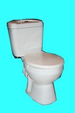 Wc Toilette Stand komplett set mit Spülkasten Komplett Aus Keramik inkl. Wc Sitz