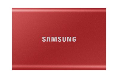 SSD 2TB Samsung Portable SSD T7 USB3.2 Gen.2 Metallic Red