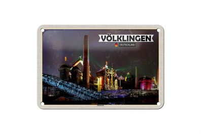 Blechschild Städte Völklingen Eisenwerk Weltkulturerbe 18x12cm Schild