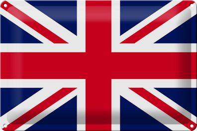 Blechschild Flagge Union Jack 30x20cm Flag United Kingdom