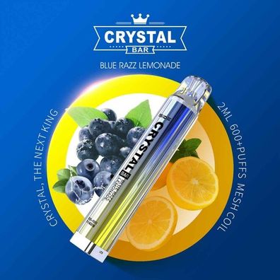 SKE Crystal Bar 600 - Blue Razz Lemonade (10er Pack)