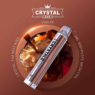 SKE Crystal Bar 600 - Cola Ice (10er Pack)