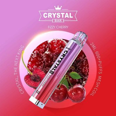 SKE Crystal Bar 600 - Fizzy Cherry (10er Pack)