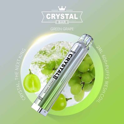 SKE Crystal Bar 600 - Green Grape (10er Pack)