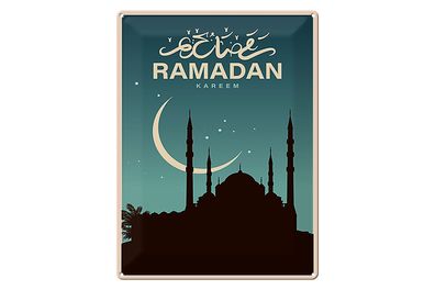 Blechschild Ramadan 30x40cm Kareem Schild