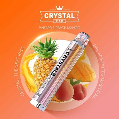 SKE Crystal Bar 600 - Pineapple Peach Mango (10er Pack)