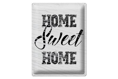 Blechschild Spruch Home Sweet Home 30x40cm Geschenk