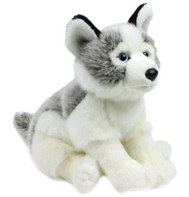 Plüschtier Husky (23cm) lebensecht Kuscheltier Stofftier