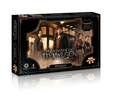 Fantasy Puzzle zum Film Phantastische Tierwesen J. K. Rowling 500 Teile