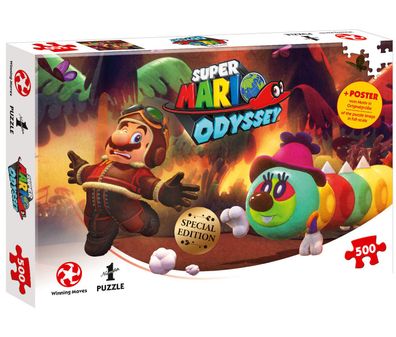 Puzzle Super Mario Odyssey Forgotten Isle 500 Teile 48 x 34 cm