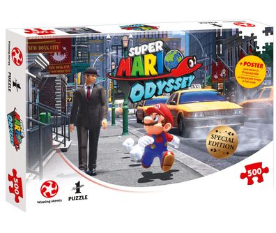 Puzzle Super Mario Odyssey New Donk City 500 Teile 48 x 34 cm