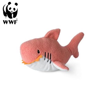 WWF Cub Club Steve der Hai (grau, 20cm) Kuscheltier Stofftier für Kleinkinder