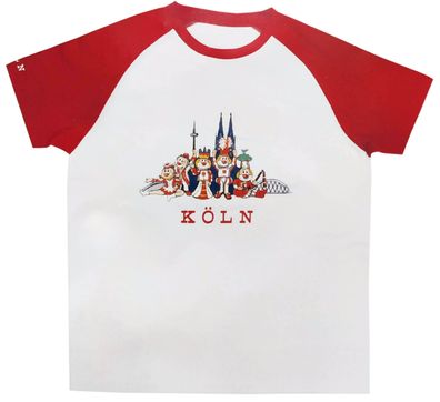 Die Schmitzens - T-Shirt - Köln Skyline Shirt Karneval Dreigestirn Kölle Alaaf