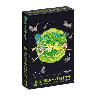 Number 1 Spielkarten Rick and Morty Kartenspiel Karten Fan Spiel Fanartikel