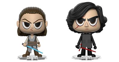 Funko Star Wars Bobble-Head : Rey & Kylo Sammelfiguren Action Figuren 2er Pack