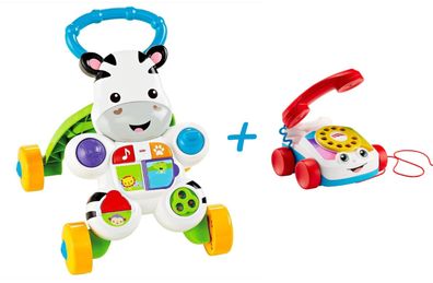 Mattell Fisher Price Lauflernwagen + Plappertelefon Kreativität Kleinkinder