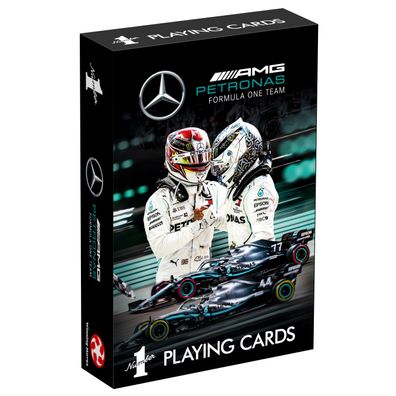 Number 1 Spielkarten Mercedes AMG Petronas Motorsport Kartenspiel Karten Spiel