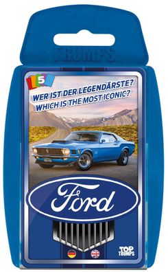 Top Trumps Ford Kartenspiel Karten Spiel Auto Quartett Merch Deutsch / Englisch