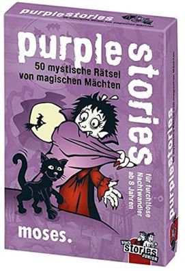 Black Stories Junior - purple stories Kinder Detektive Rätsel