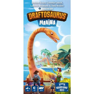 Board Game Box - Draftosaurus Marina (Erweiterung) Brettspiel Spiel Boardgame