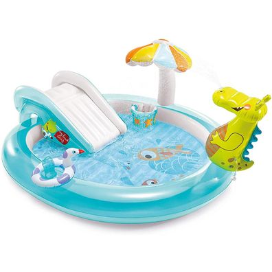 Intex 57165NP Playcenter "Gator" Planschbecken (201x107x84cm) Garten Kinder Badespaß