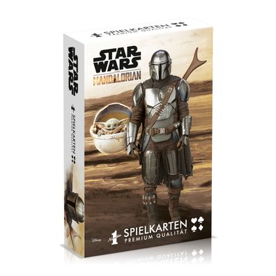 Winning Moves Number 1 Spielkarten Mandalorian Baby Yoda Star Wars Kartenspiel